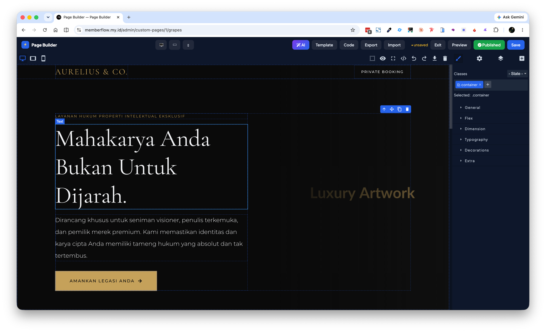 Page Builder Drag-and-Drop