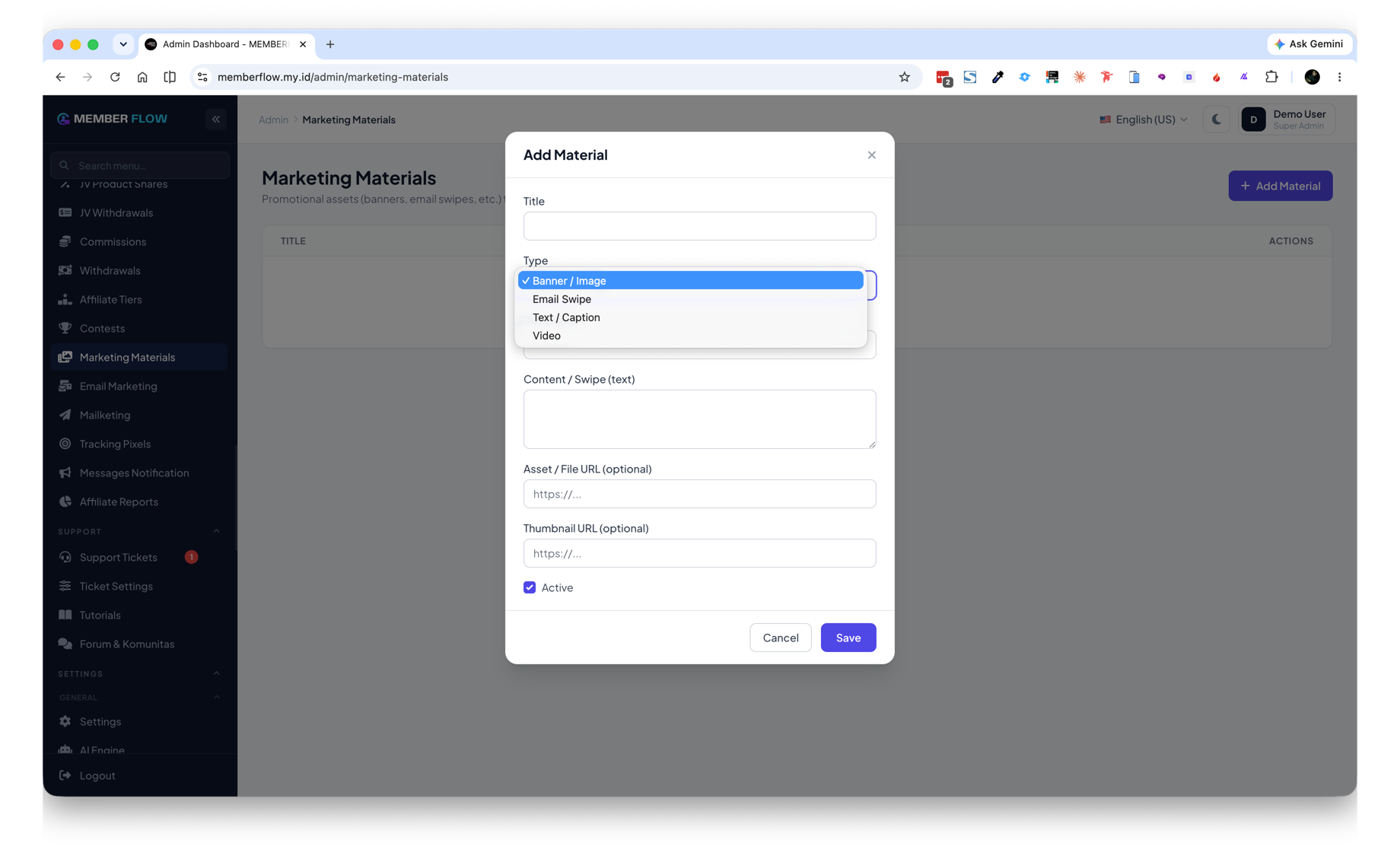 Marketing Tools