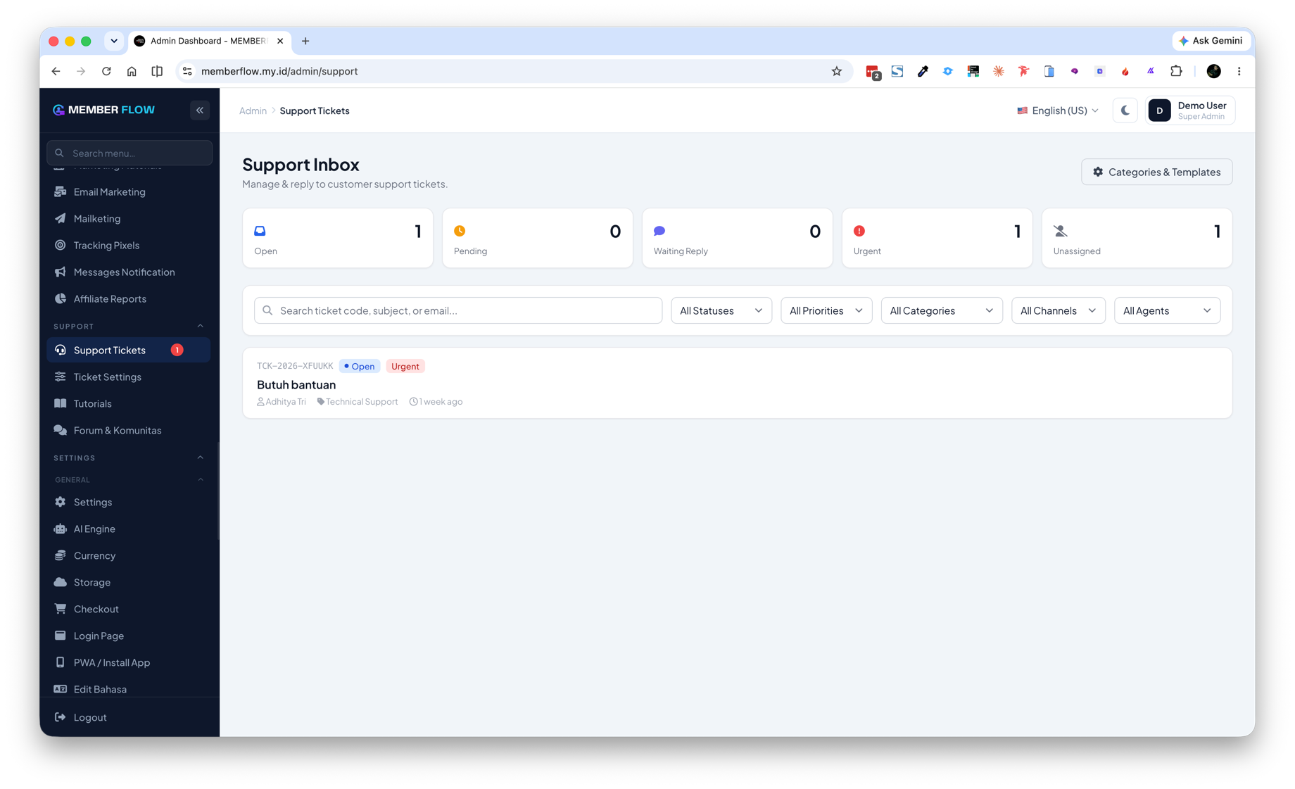 Tiket Helpdesk