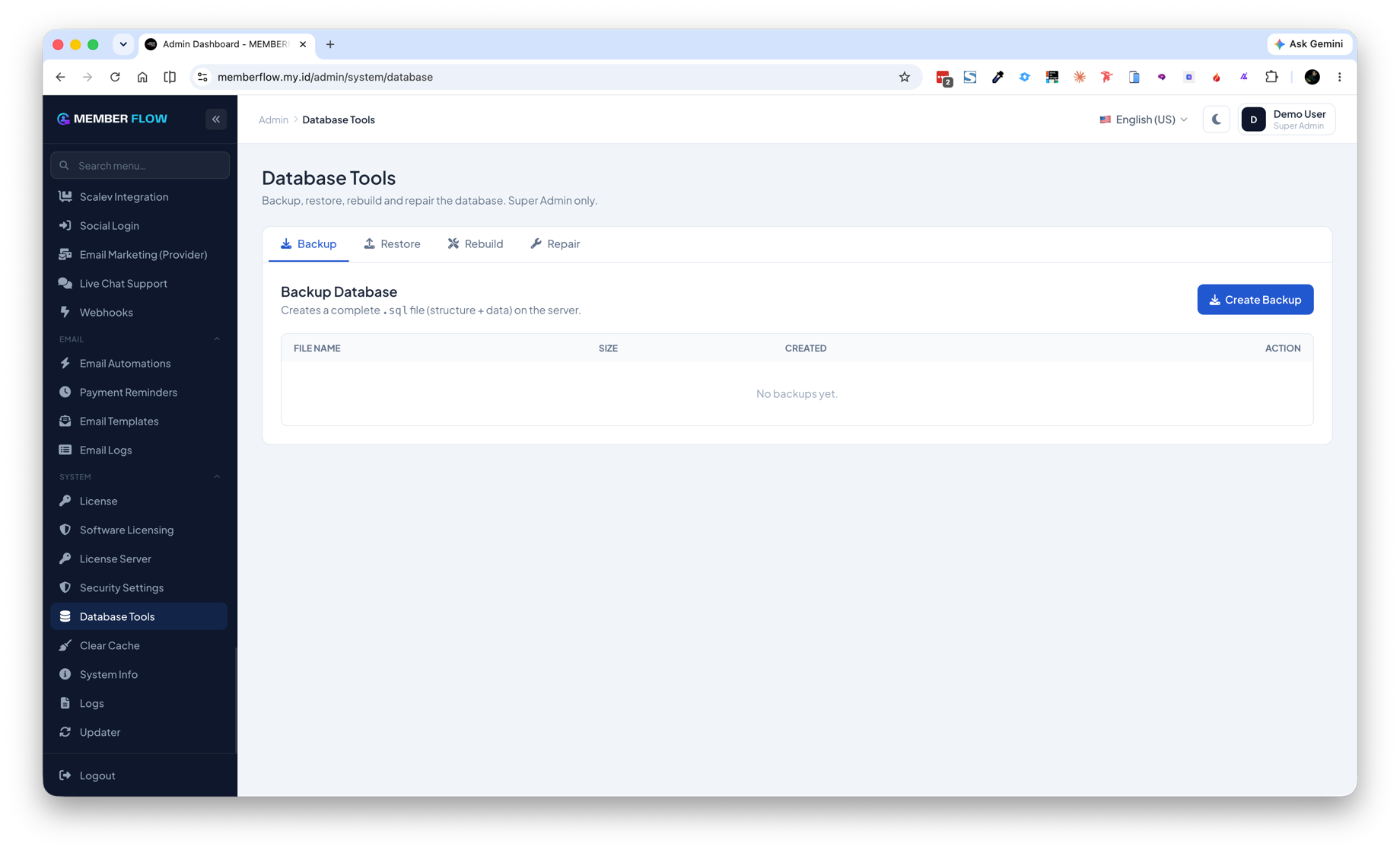 Database Tools